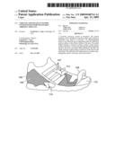 Athletic footwear accessory system with interchangeable adhesive articles diagram and image