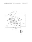 DEVICE FOR CONNECTING AND INTERLOCKING OF TWO BASE PLATES, ESPECIALLY FLOOR PANELS diagram and image