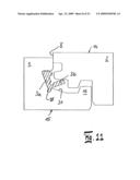 DEVICE FOR CONNECTING AND INTERLOCKING OF TWO BASE PLATES, ESPECIALLY FLOOR PANELS diagram and image