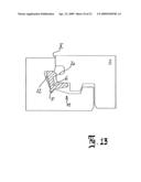 DEVICE FOR CONNECTING AND INTERLOCKING OF TWO BASE PLATES, ESPECIALLY FLOOR PANELS diagram and image