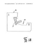 DEVICE FOR CONNECTING AND INTERLOCKING OF TWO BASE PLATES, ESPECIALLY FLOOR PANELS diagram and image