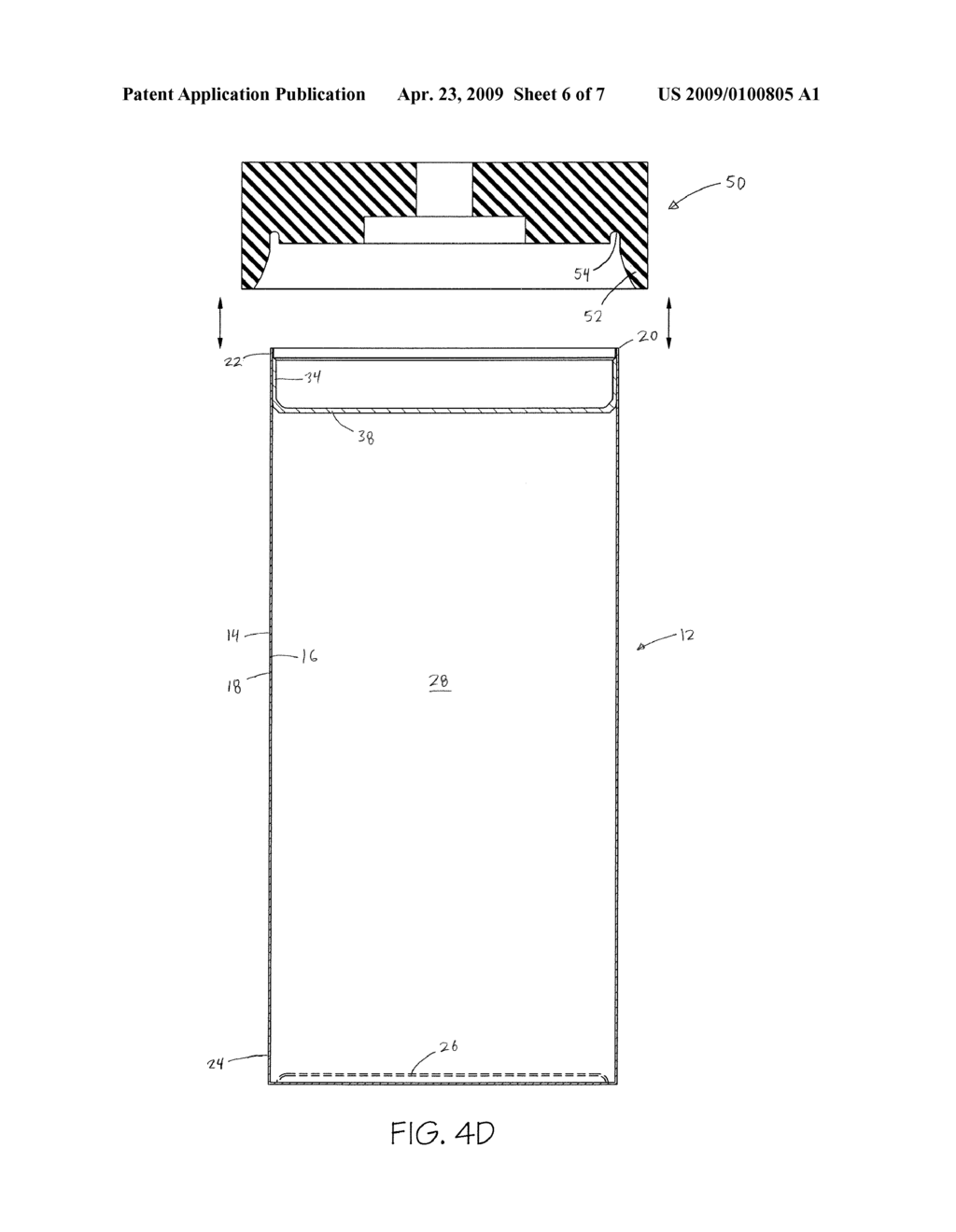 SEALED PLASTIC CLOSURE AND METHOD FOR MAKING THE SAME - diagram, schematic, and image 07