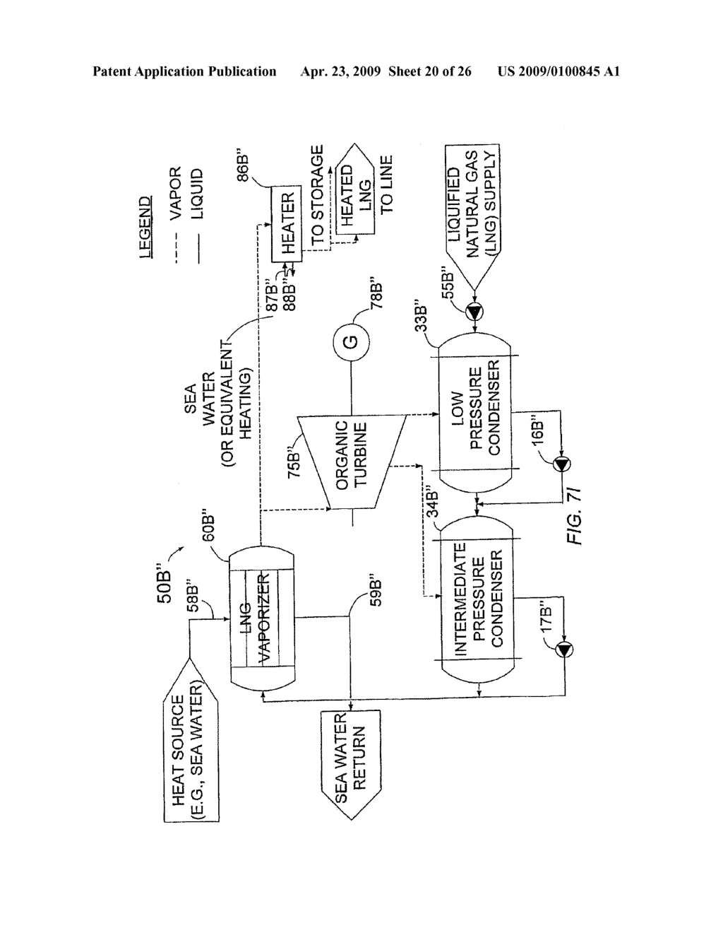 POWER AND REGASIFICATION SYSTEM FOR LNG - diagram, schematic, and image 21