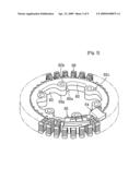 TUB FOR A WASHING MACHINE WITH A BEARING HOUSING INSERTED THEREIN diagram and image