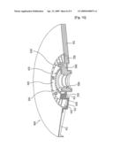 TUB FOR A WASHING MACHINE WITH A BEARING HOUSING INSERTED THEREIN diagram and image