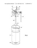 Steam Unit with External Fastening, Including a Tank for Frothing Milk and Heating Beverages, for a Machine for Espresso Beverages diagram and image