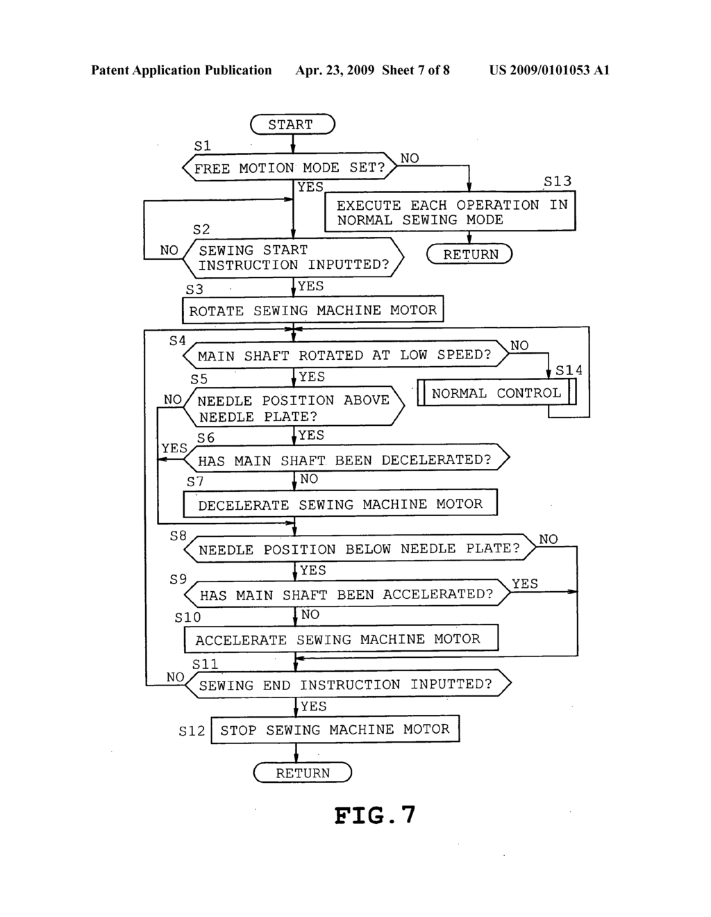 Sewing machine and computer readable medium storing a sewing machine control program - diagram, schematic, and image 08