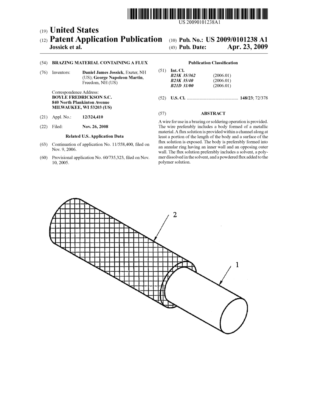 Brazing Material Containing A Flux - diagram, schematic, and image 01