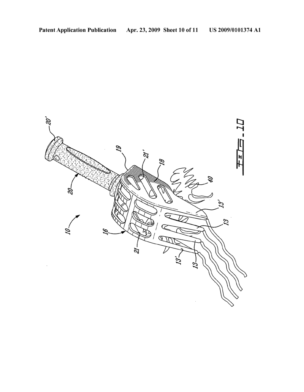 WEED REMOVAL GARDEN HAND TOOL - diagram, schematic, and image 11