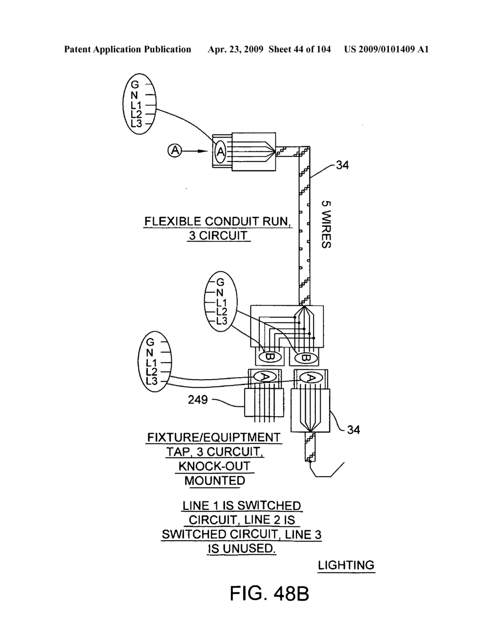 Modular electrical distribution system for a building - diagram, schematic, and image 45