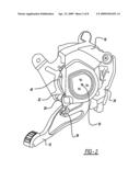 SELF-ADJUSTING TORSION LOCK PARKING BRAKE diagram and image