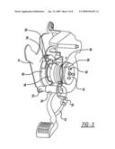 SELF-ADJUSTING TORSION LOCK PARKING BRAKE diagram and image