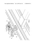 SELF-SUPPORTING GUIDING SYSTEM FOR MOVING WALKWAYS diagram and image
