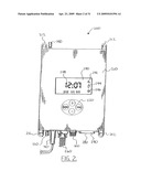 METHOD AND APPARATUS FOR PROGRAMABLY TREATING WATER IN A WATER COOLER diagram and image