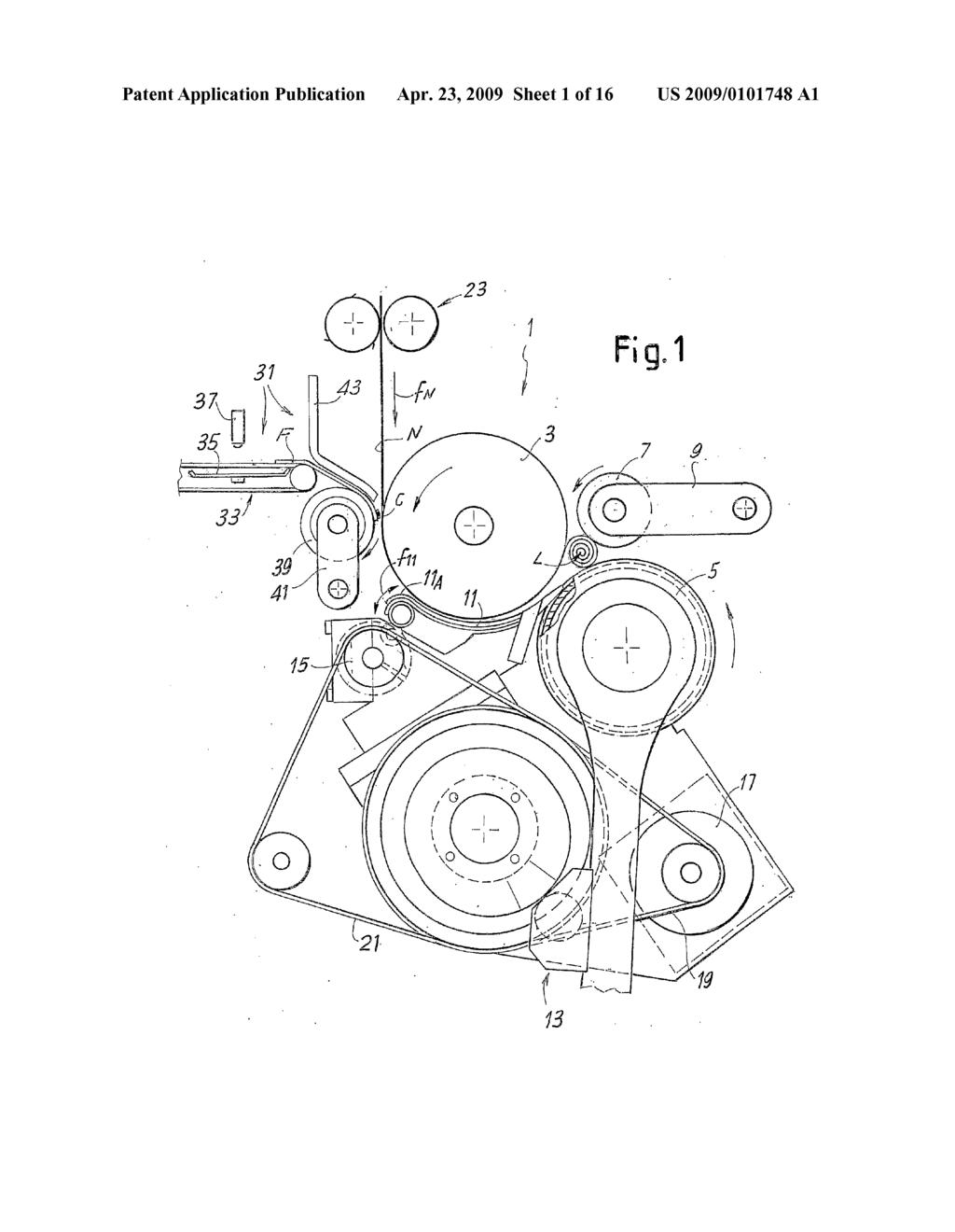 Coreless Roll of Web Material, Machine and Method for its Production - diagram, schematic, and image 02