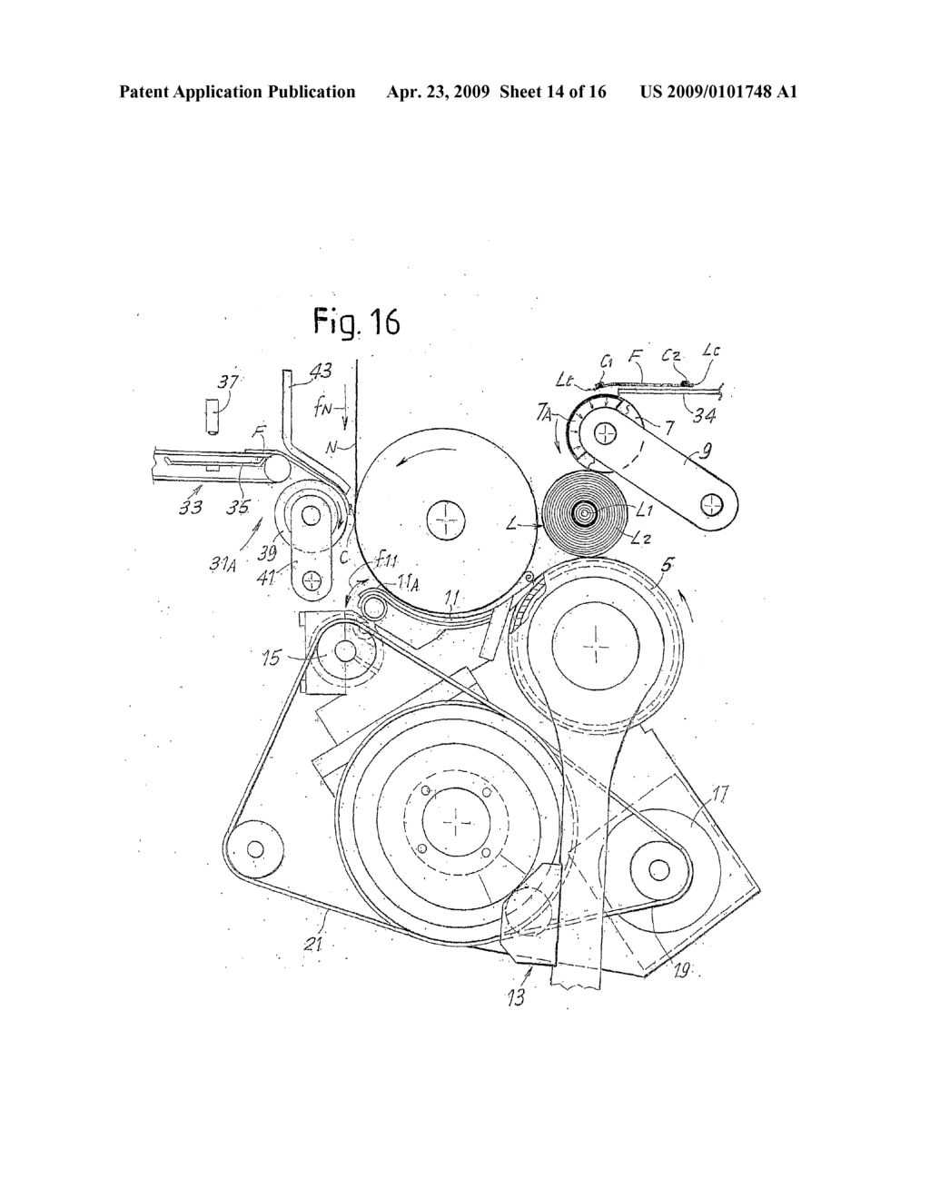 Coreless Roll of Web Material, Machine and Method for its Production - diagram, schematic, and image 15