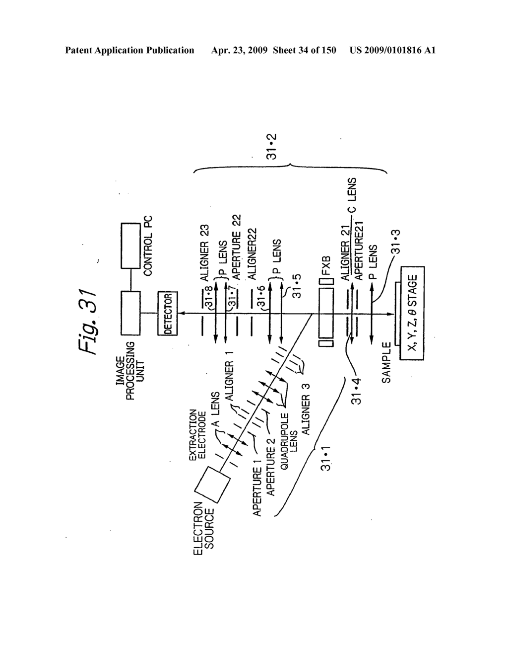 Testing apparatus using charged particles and device manufacturing method using the testing apparatus - diagram, schematic, and image 35