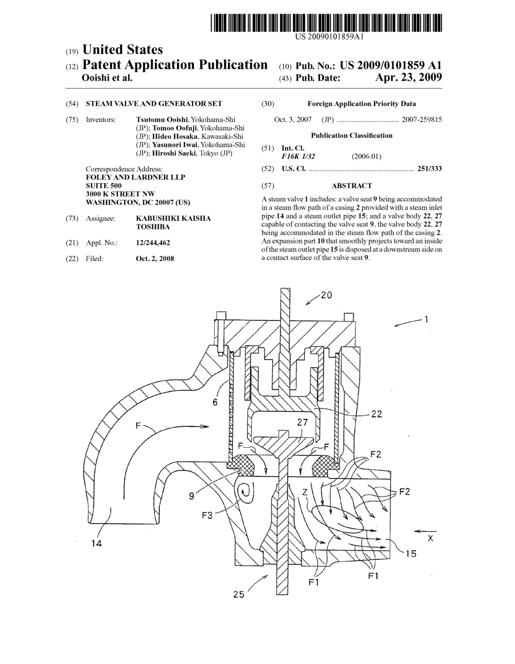 STEAM VALVE AND GENERATOR SET - diagram, schematic, and image 01