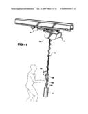 Electric motor driven traversing balancer hoist diagram and image