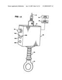 Electric motor driven traversing balancer hoist diagram and image