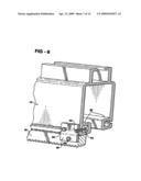 Electric motor driven traversing balancer hoist diagram and image