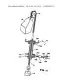 Electric motor driven traversing balancer hoist diagram and image