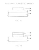 STACKED STRUCTURE AND METHOD OF PATTERNING THE SAME AND ORGANIC THIN FILM TRANSISTOR AND ARRAY HAVING THE SAME diagram and image