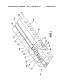 LED and thermal conductivity device combination assembly diagram and image