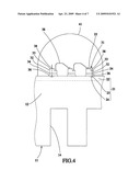 LED and thermal conductivity device combination assembly diagram and image