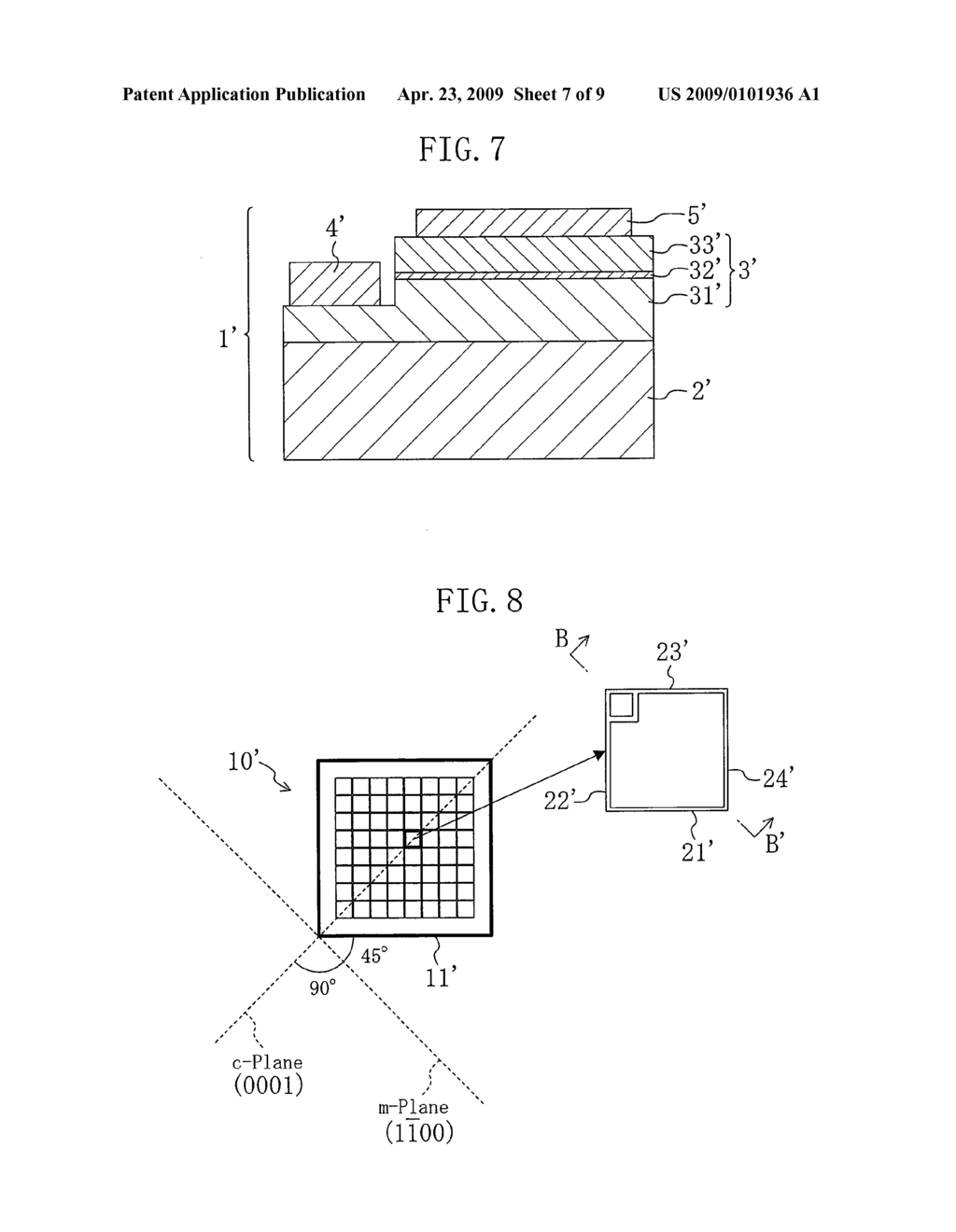 SEMICONDUCTOR LIGHT EMITTING ELEMENT AND WAFER - diagram, schematic, and image 08