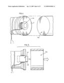 Pipe extruding system with cooling plug separation diagram and image