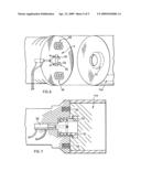 Pipe extruding system with cooling plug separation diagram and image