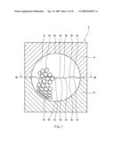 Mold for golf balls diagram and image