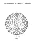 Mold for golf balls diagram and image