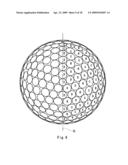 Mold for golf balls diagram and image