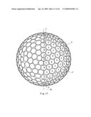Mold for golf balls diagram and image