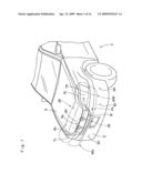 Airbage apparatus for pedestrian protection diagram and image