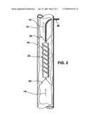 Fluid-driven electric generator for operatively connecting to a conduct carrying a fluid diagram and image