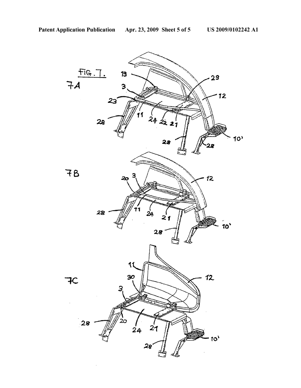 UTILITY VEHICLE WITH HINGED COVER ELEMENT - diagram, schematic, and image 06