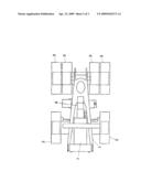 Hydraulic Drive Device for Vertical Pivoting Movement of Load Carrying Platform diagram and image