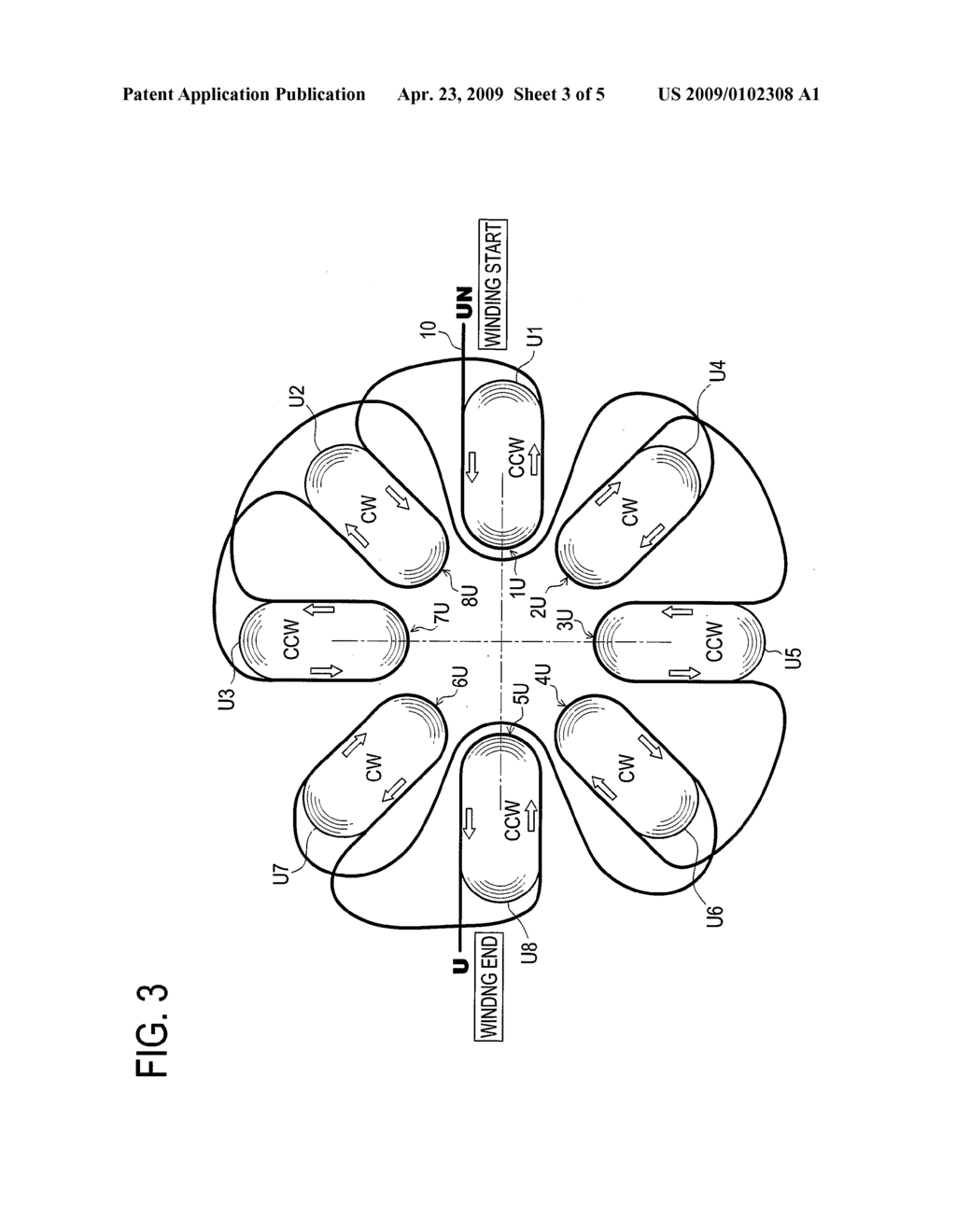 WINDING ARRANGEMENT FOR ROTATING ELECTRICAL MACHINE - diagram, schematic, and image 04