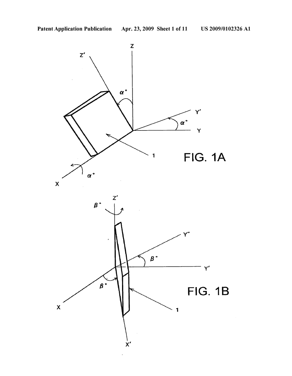 QUARTZ CRYSTAL ELEMENT MADE OF DOUBLE-ROTATION Y-CUT QUARTZ CRYSTAL PLATE - diagram, schematic, and image 02