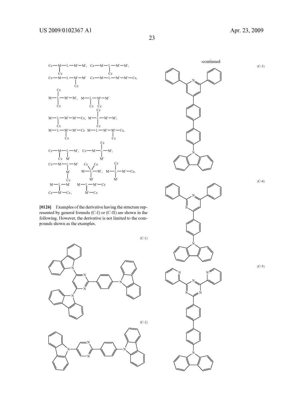 ORGANIC ELECTROLUMINESCENCE DEVICE USING A METAL-COMPLEX COMPOUND - diagram, schematic, and image 24