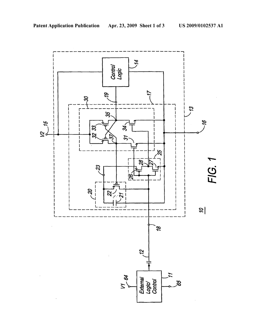 METHOD OF FORMING A SIGNAL LEVEL TRANSLATOR AND STRUCTURE THEREFOR - diagram, schematic, and image 02