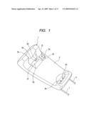 Portable-terminal holder and radio communication system diagram and image