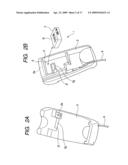 Portable-terminal holder and radio communication system diagram and image