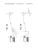 Portable-terminal holder and radio communication system diagram and image