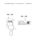 Portable-terminal holder and radio communication system diagram and image