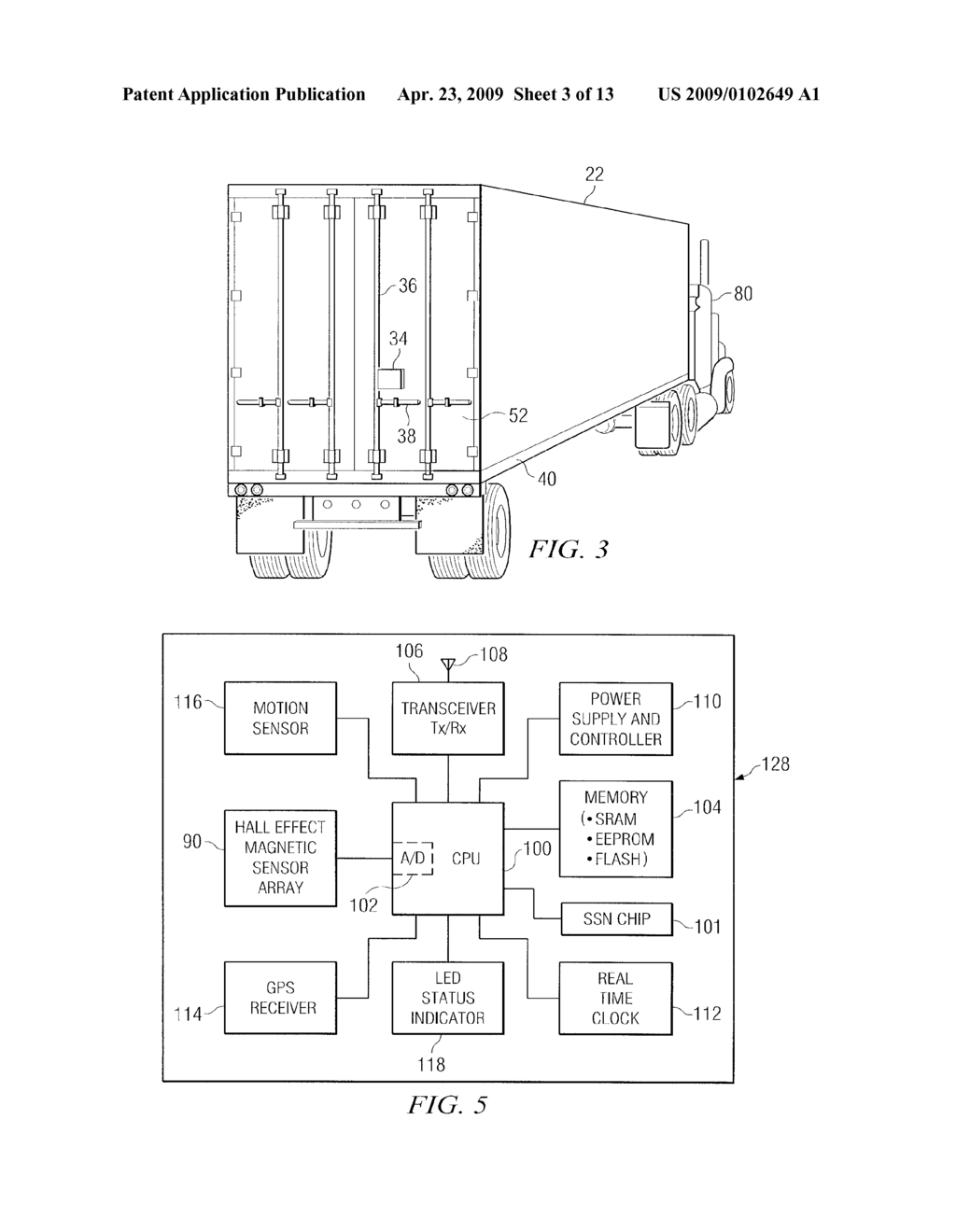 Latch Monitoring Apparatus for a Shipping Container Door - diagram, schematic, and image 04