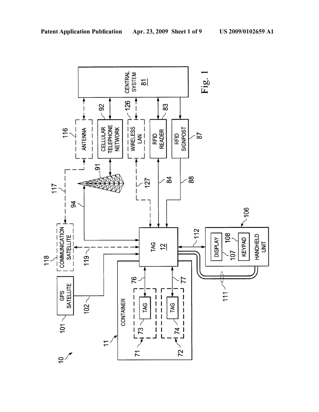 Method and Apparatus for Tracking and Monitoring Containers - diagram, schematic, and image 02